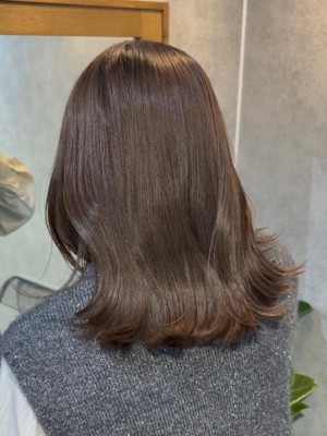 ○大人可愛いヘーゼルベージュカラー