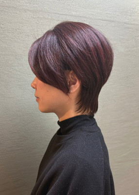 大人ショート　骨格補正　