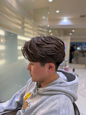 “フェザーパーマ”