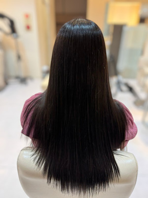 ツヤ髪ストレート