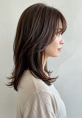 30代40代50代コテ巻きワンカールで仕上げる大人レイヤー