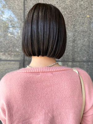 【felice MICHI 豊田 希美】暗髪カラー ミニボブ