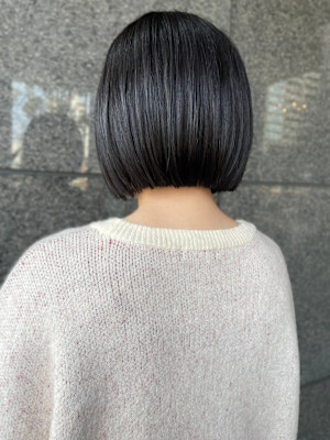 【felice MICHI 豊田 希美】黒髪ボブ ぱつっと