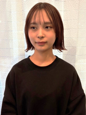 【felice MICHI 豊田 希美】外ハネボブ ベージュ