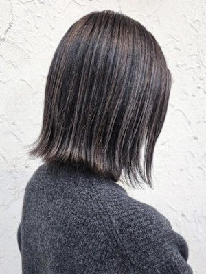 【Flor_戸塚】*切りっぱなしボブ＋ダークグレージュ*