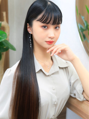 大人のロングヘア×Aujuaで作る艶ヘア