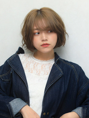 最旬モテstyle！メルティカラー×緩めウェーブボブ