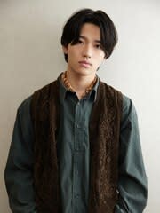 簡単スタイリング×ナチュラルセンターパート