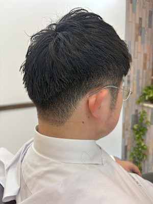 アップバング×シャドーフェード