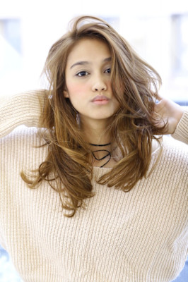 外国人風グラデーションハイライト