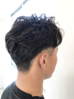 メンズ フェザーパーマ
