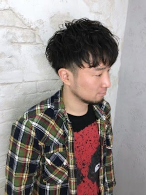 ニュアンスピーマッシュ/MEN'S HAIR/メンズカット【