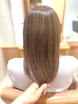 水素髪質改善カラー☆