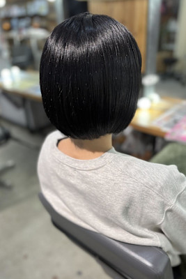 地毛風カラー／ブルーブラック