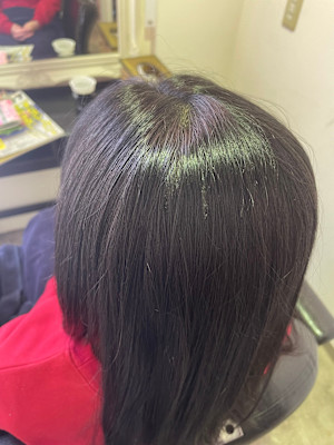 つむじクロスパーマ