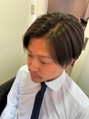 ビジネスマンヘア