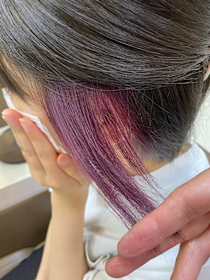 バイオレット/イヤリングカラー