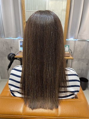 髪質改善縮毛矯正ビフォーアフター