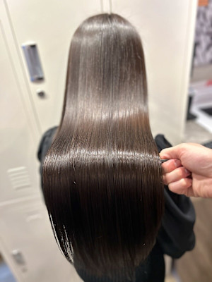 【圧倒的艶髪】艶髪ストレート♪ダメージレス縮毛矯正