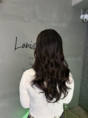 大人ブラウンでロングに！