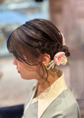 結婚式お呼ばれヘア