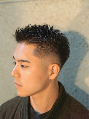 フェード　理容室　バーバー　バーバースタイル　ボウズ　短髪