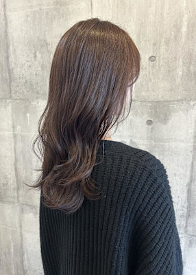 ピンクブラウン／ロングスタイル【ARCH Emi】