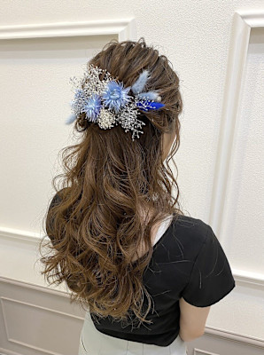 ハーフアップ♪