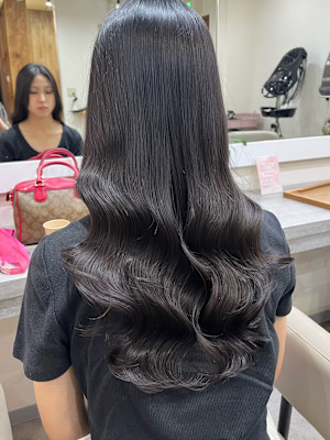 #韓国風パーマ #コテ巻き風パーマ #ロングパーマ #パーマ