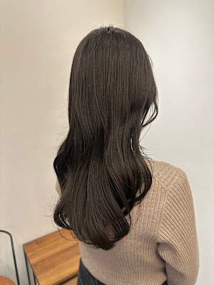 池袋 イルミナカラー 透明感 オリーブグレー♪