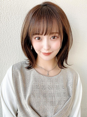 美髪大人ショート丸みマッシュショートイメチェン分け目なし 