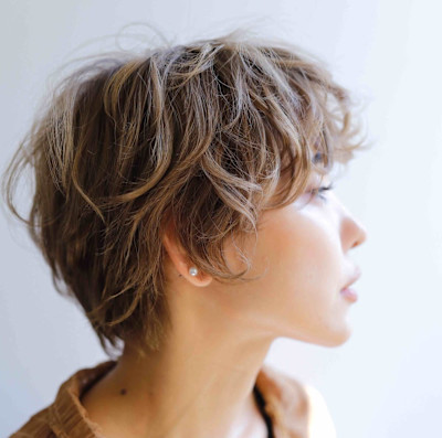 耳掛けレイヤーショート