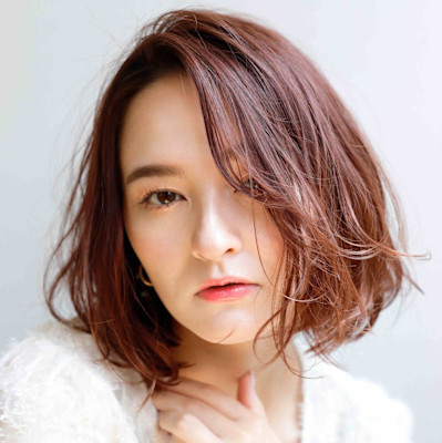 あごしたワンレンボブ