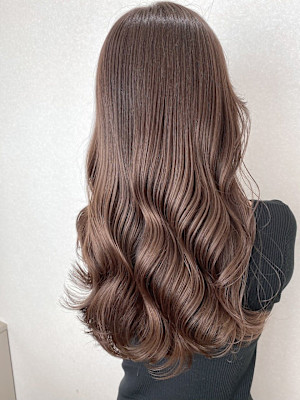 髪質改善＊美髪アッシュベージュロング＊美髪【Zina高槻】