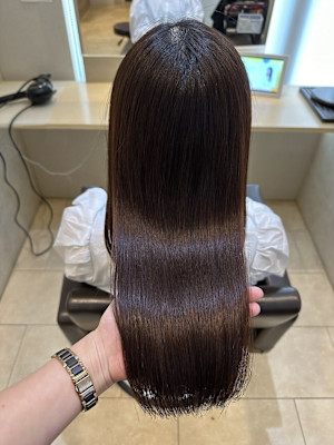 髪質改善＊美髪ブラウンロング＊美髪【Zina高槻】