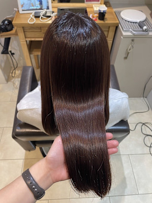 髪質改善＊美髪アッシュベージュロング＊美髪【Zina高槻】