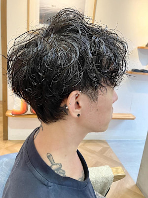 ゆるめスパイラルパーマ【立川/メンズ】