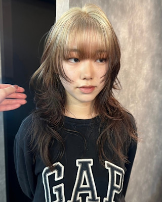 ルーツカラー　デザインカラー　ハイトーン　表参道/原宿