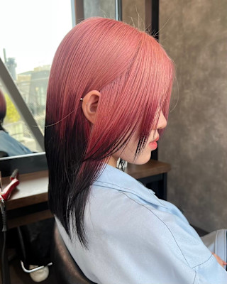 ルーツカラー　デザインカラー　ハイトーン　表参道/原宿