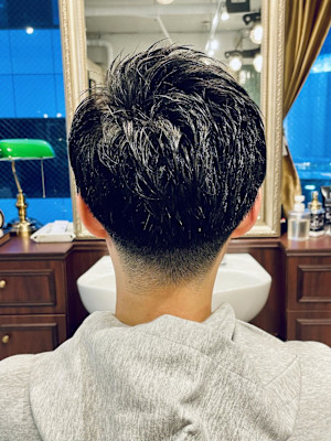 【20代 男性】カジュアル七三ツーブロ（大宮/バーバー）