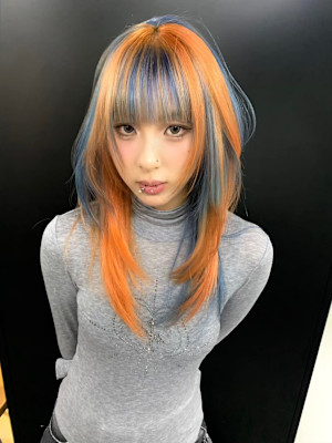 オーダメイド　デザインカラー　ハイトーン　原宿/表参道