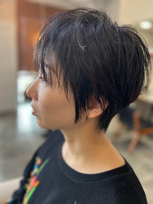 骨格カット　ショート