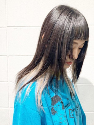 イメチェンワイドバング美髪似合わせカットレイヤーカットロング