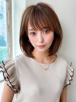 美髪大人ショート丸みマッシュショートイメチェン分け目なし