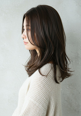 30代40代50代コテ巻きワンカールで仕上げる大人レイヤー