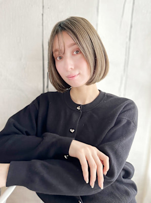 20代30代40代　重め清楚系外国人透明感小顔ボブ