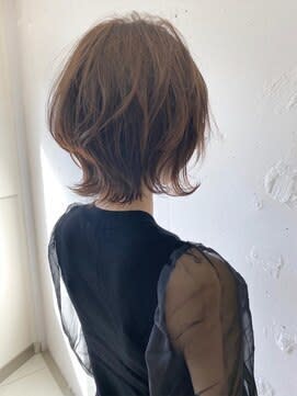 ウルフショート×ハイライトボブウルフ　ウルフカット