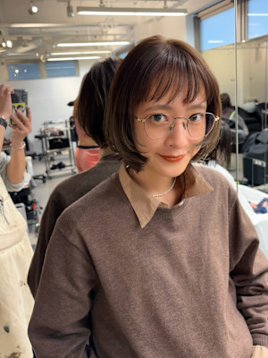 レイヤーボブカット