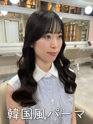 韓国風パーマ/コテ巻き風パーマ/デジタルパーマ