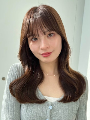 イメチェン外ハネボブ美髪×ブリーチなしレイヤー韓国